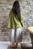 Suri Cushion Cotton Artist Smock Olive